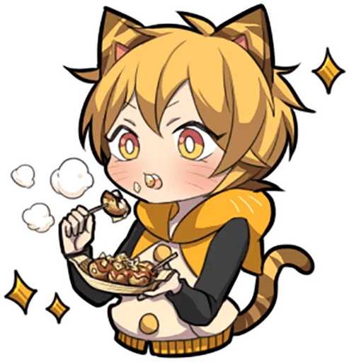 🍢 Стикер «Tiger Kitten» для Telegram