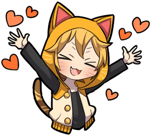 💛 Стикер «Tiger Kitten» для Telegram