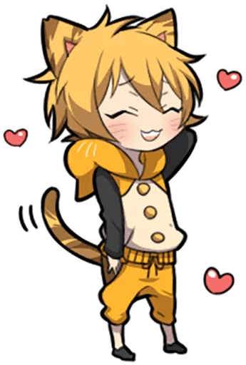 😅 Стикер «Tiger Kitten» для Telegram