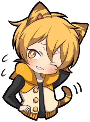 😅 Стикер «Tiger Kitten» для Telegram
