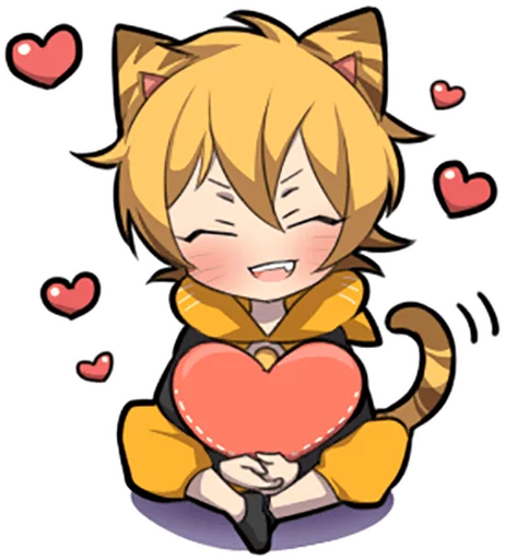 💛 Стикер «Tiger Kitten» для Telegram