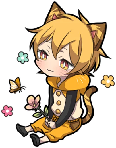 🦋 Стикер «Tiger Kitten» для Telegram