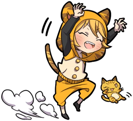 😆 Стикер «Tiger Kitten» для Telegram