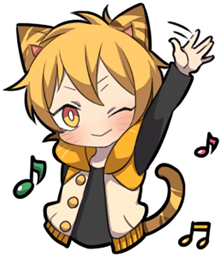 👋 Стикер «Tiger Kitten» для Telegram