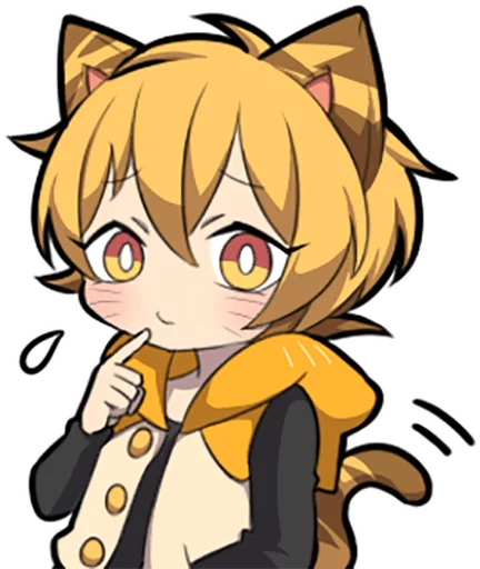 🤔 Стикер «Tiger Kitten» для Telegram