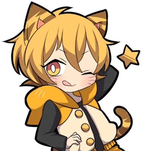 😋 Стикер «Tiger Kitten» для Telegram