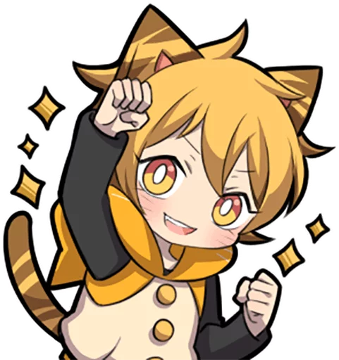 ✊ Стикер «Tiger Kitten» для Telegram