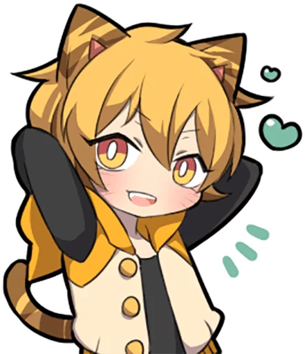 😃 Стикер «Tiger Kitten» для Telegram