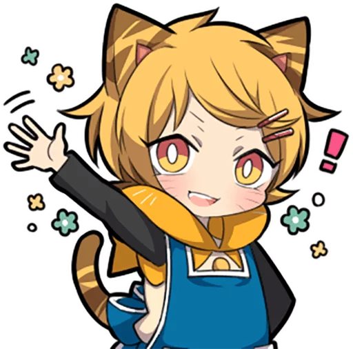 👋 Стикер «Tiger Kitten» для Telegram