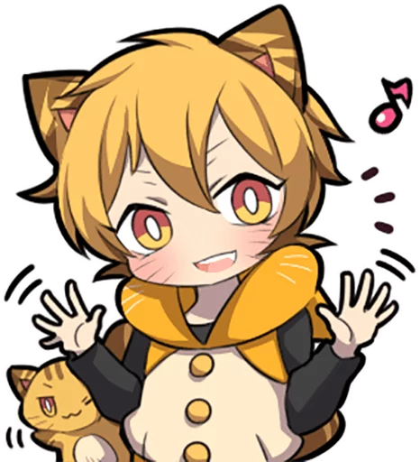 👋 Стикер «Tiger Kitten» для Telegram