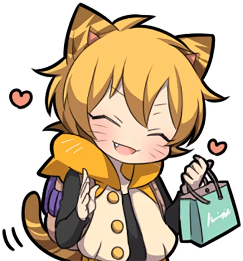 🛍 Стикер «Tiger Kitten» для Telegram