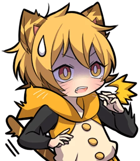 😰 Стикер «Tiger Kitten» для Telegram
