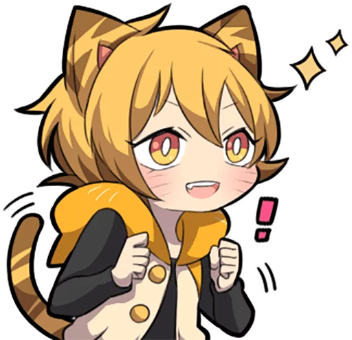 ✨ Стикер «Tiger Kitten» для Telegram