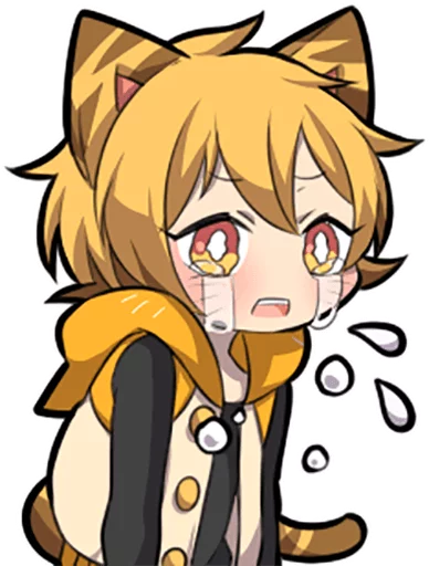 😭 Стикер «Tiger Kitten» для Telegram