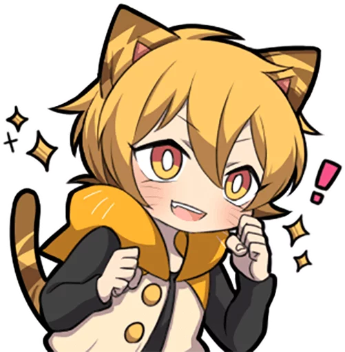 ✊ Стикер «Tiger Kitten» для Telegram