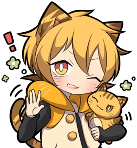👋 Стикер «Tiger Kitten» для Telegram