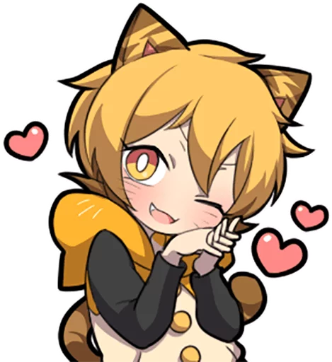😉 Стикер «Tiger Kitten» для Telegram