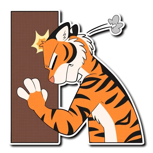 😤 Стикер «Tiger Life» для Telegram
