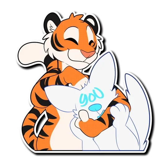 👊 Стикер «Tiger Life» для Telegram