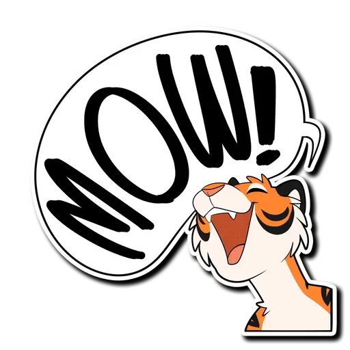 🐯 Стикер «Tiger Life» для Telegram