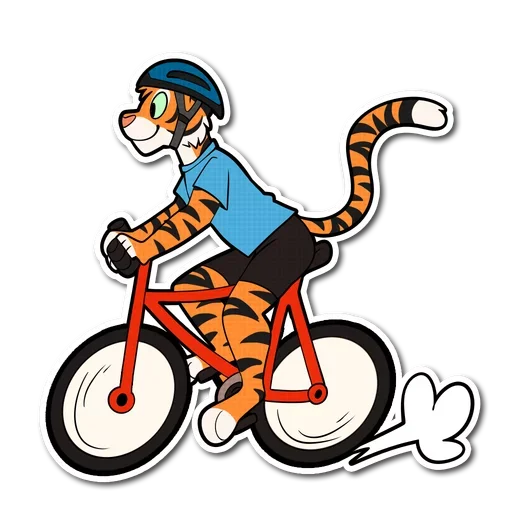 🌬 Стикер «Tiger Life» для Telegram