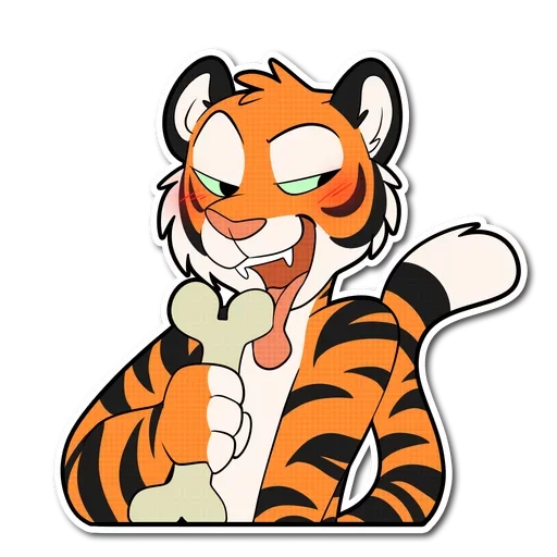 😘 Стикер «Tiger Life» для Telegram