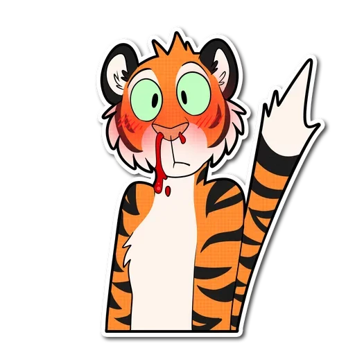 😳 Стикер «Tiger Life» для Telegram