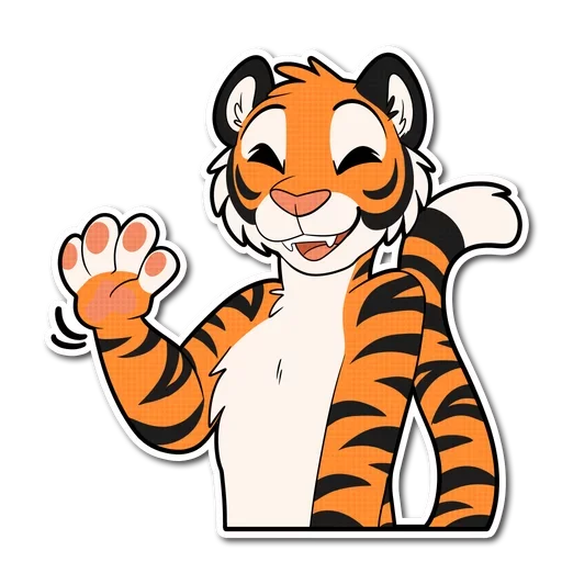 👋 Стикер «Tiger Life» для Telegram