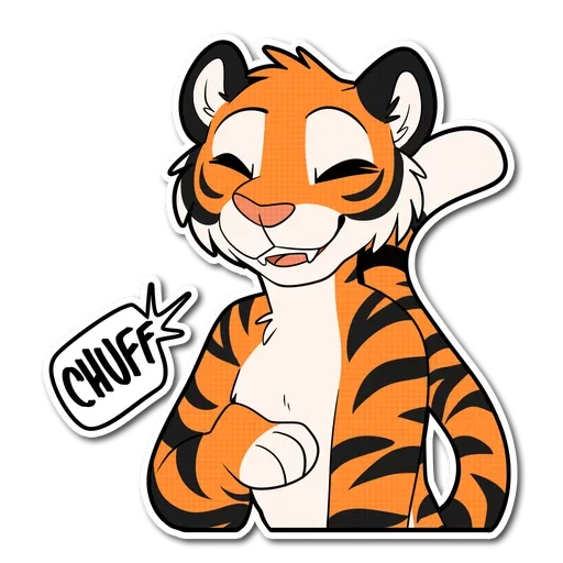 ☺️ Стикер «Tiger Life» для Telegram