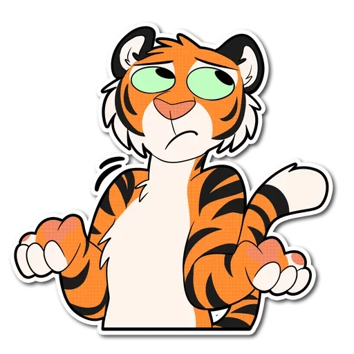 🙄 Стикер «Tiger Life» для Telegram