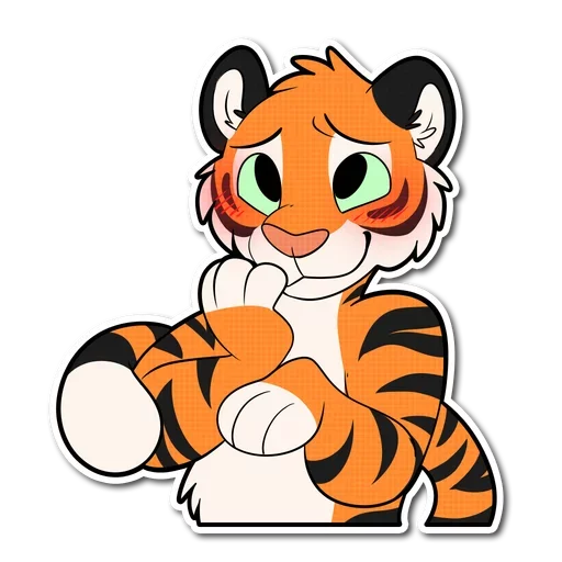 😳 Стикер «Tiger Life» для Telegram