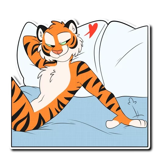 😘 Стикер «Tiger Life» для Telegram