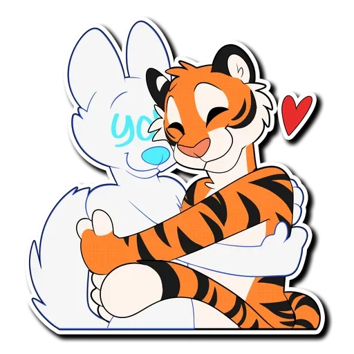 😍 Стикер «Tiger Life» для Telegram