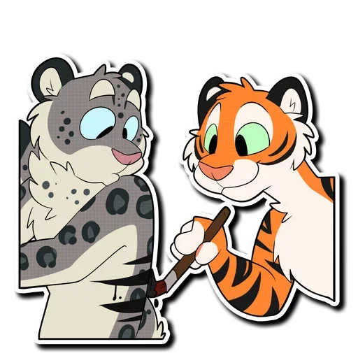 🎨 Стикер «Tiger Life» для Telegram