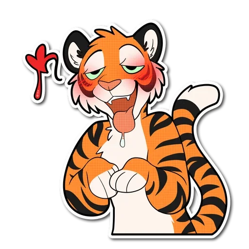 😍 Стикер «Tiger Life» для Telegram