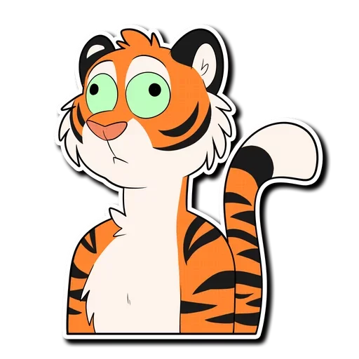 🙄 Стикер «Tiger Life» для Telegram