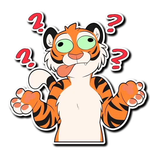 ❓ Стикер «Tiger Life» для Telegram
