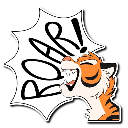🐯 Стикер «Tiger Life» для Telegram