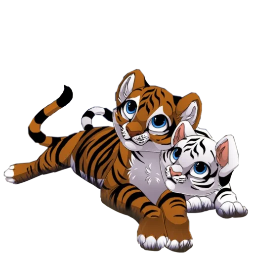 🙄 Стикер «Tigers love» для Telegram