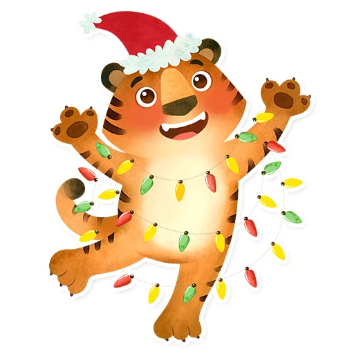 Стикерпак Tigers2022 для Telegram