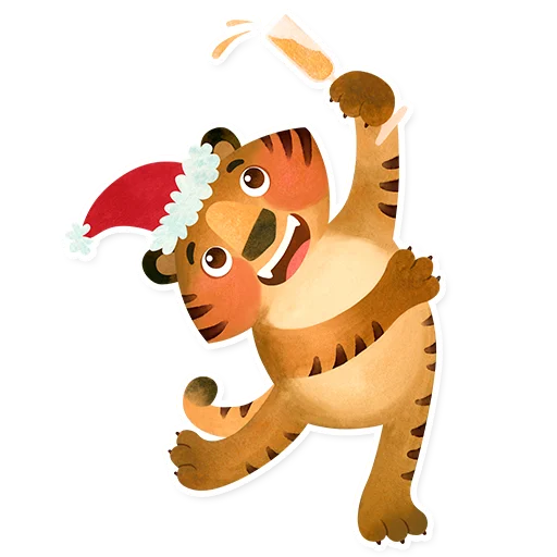 🥂 Стикер «Tigers2022» для Telegram