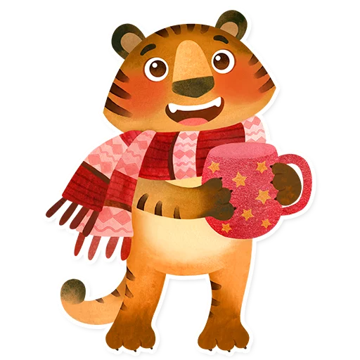 🫖 Стикер «Tigers2022» для Telegram