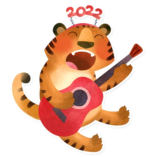 🎤 Стикер «Tigers2022» для Telegram