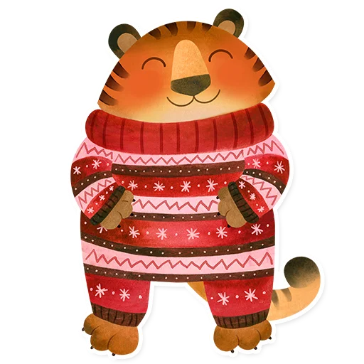 🧣 Стикер «Tigers2022» для Telegram