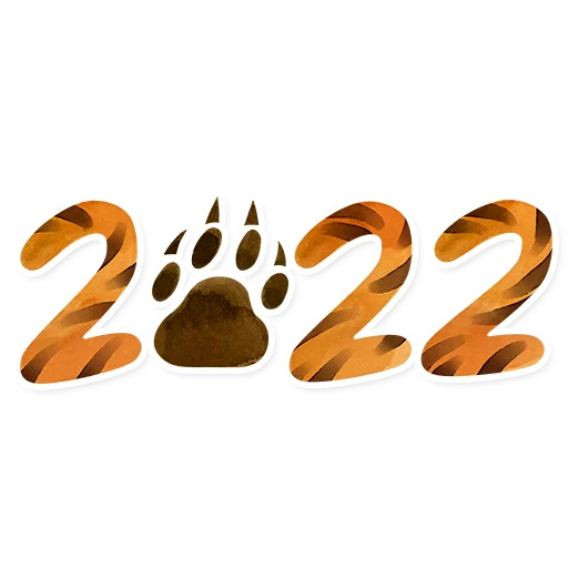 🎄 Стикер «Tigers2022» для Telegram