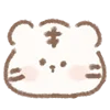 Стикер 22 White Tiger
