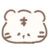 Стикер 3 White Tiger