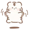 Стикер 6 White Tiger