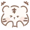 Стикер 19 White Tiger