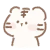 Стикер 13 White Tiger
